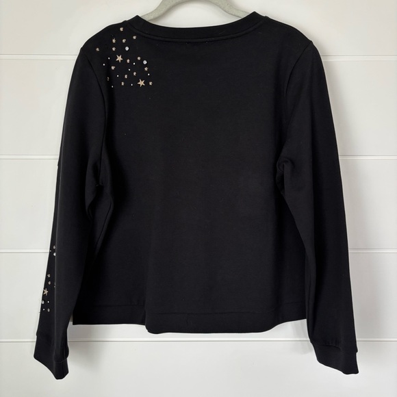 Anthropologie Postage  Stargazer Pullover Embellished Sweatshirt  Small - Picture 8 of 15